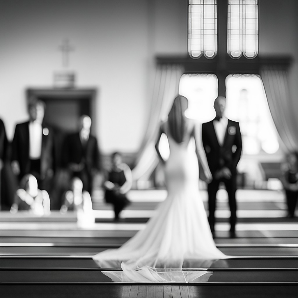 Black and White marry Photo