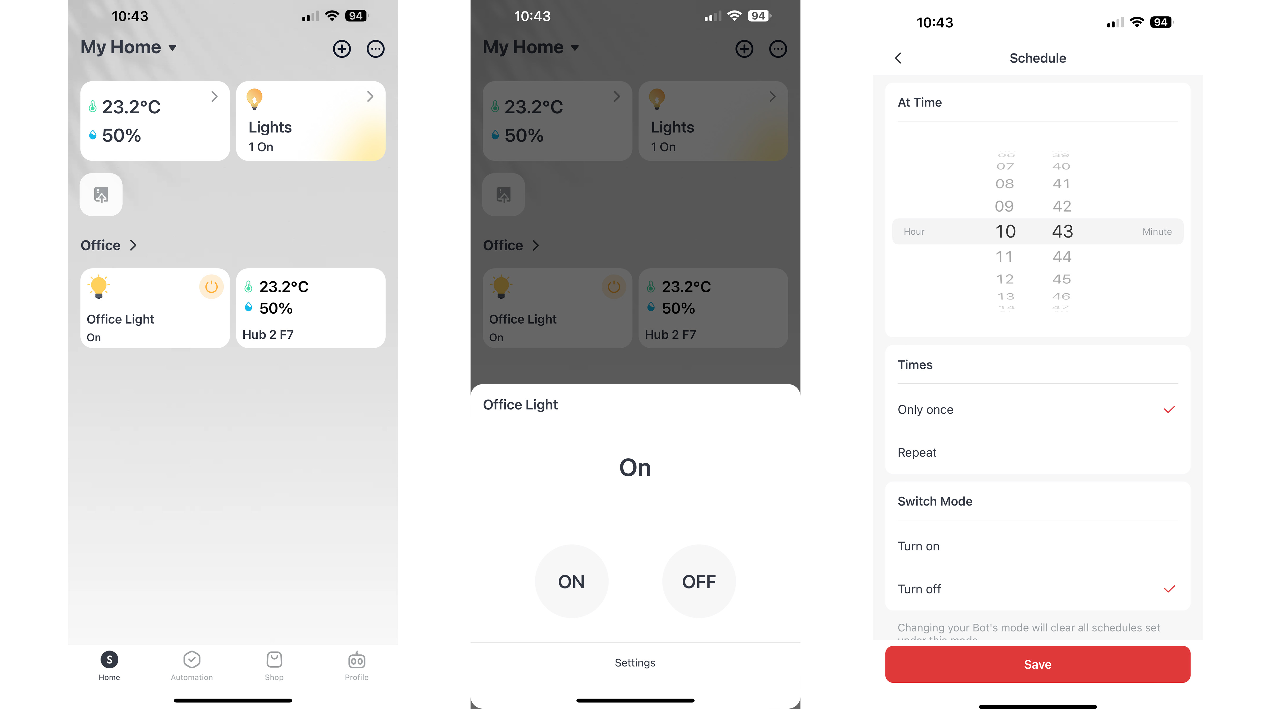 SwitchBot app